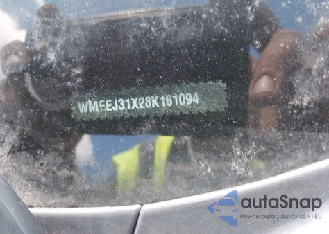 2008 Smart Fortwo Passion/Pure z USA, uszkodzony, nr VIN WMEEJ31X28K161094